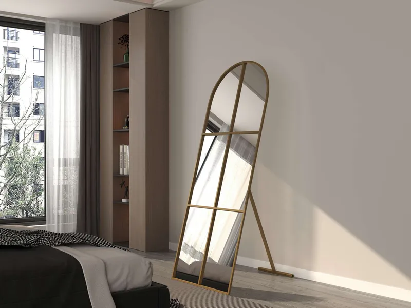 Kavor Golvspegel 70x180 cm - Guld - Inredning - Speglar - Helkroppsspegel