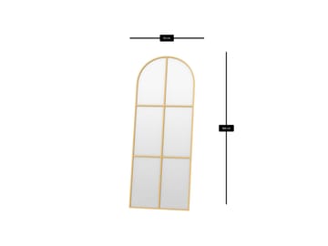 Kavor Golvspegel 70x180 cm - Guld - Inredning - Speglar - Helkroppsspegel