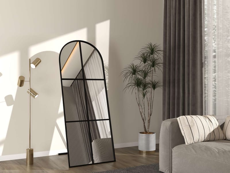 Kavor Golvspegel 70x180 cm - Svart - Inredning - Speglar - Helkroppsspegel
