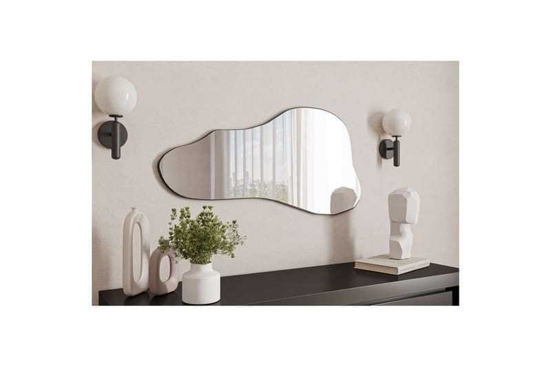 Kelon Vägghängd Spegel 60 cm - Svart - Inredning - Speglar - Väggspegel