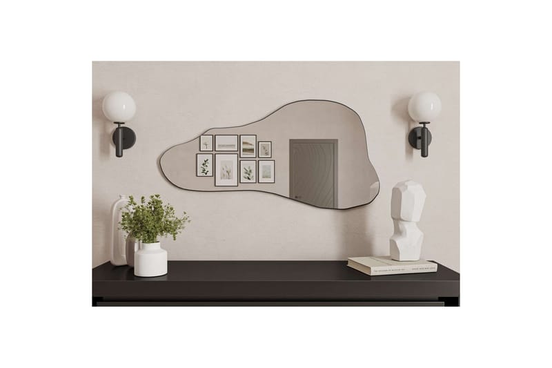 Kelon Vägghängd Spegel 60 cm - Svart - Inredning - Speglar - Väggspegel