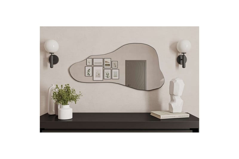 Kelon Vägghängd Spegel 60 cm - Svart - Inredning - Speglar - Väggspegel