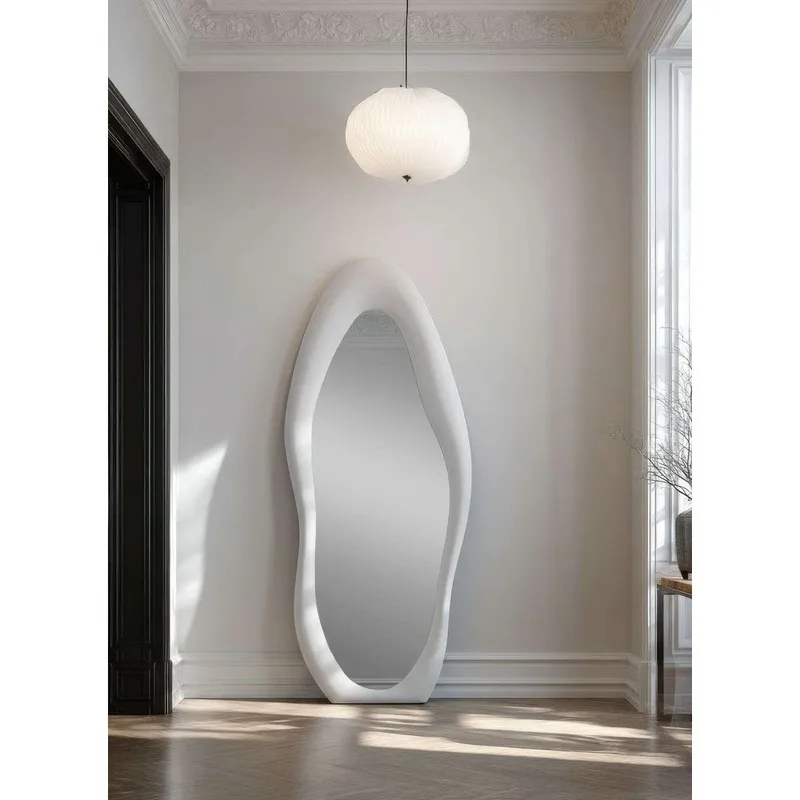 Kuro Golvspegel 70x165 cm - Krämvit - Inredning - Speglar - Helkroppsspegel