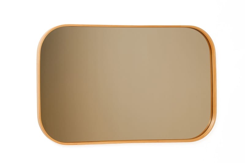 Lenvor Dekorativ spegel 70x50x4 cm - Ek - Inredning - Speglar - Väggspegel