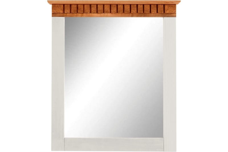 Lisa Vägghängd Spegel Rectangulär 60x70 cm - Vit - Inredning - Speglar - Väggspegel