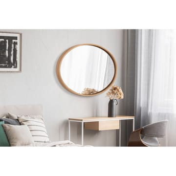 Lorys Vägghängd Spegel Oval 45 cm - Brun - Inredning - Speglar - Väggspegel