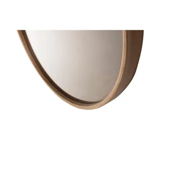 Lorys Vägghängd Spegel Oval 45 cm - Brun/Vit - Inredning - Speglar - Väggspegel