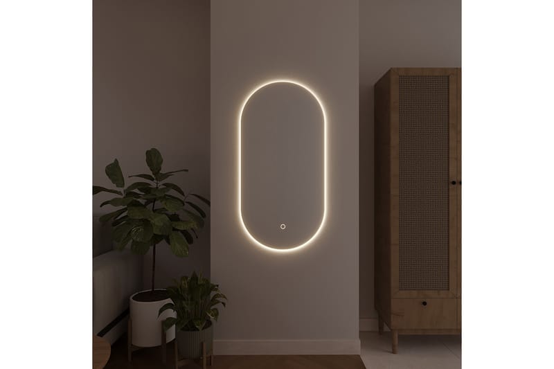 Micedi Vägghängd Spegel 50x100 cm - Guld - Inredning - Speglar - Väggspegel