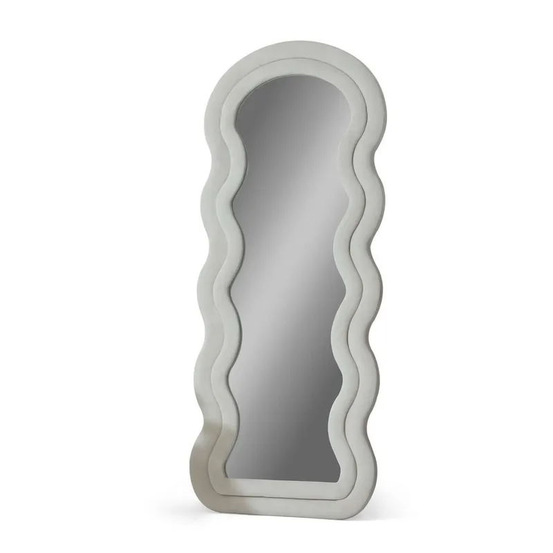 Mijara Golvspegel 65x170 cm - Krämvit - Inredning - Speglar - Helkroppsspegel