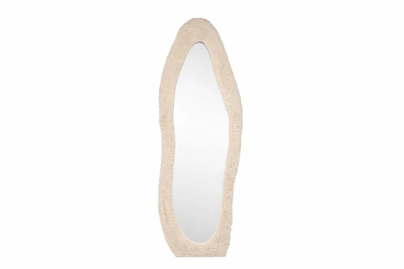 Mirza Stor spegel 193 cm - beige - Inredning - Speglar - Väggspegel