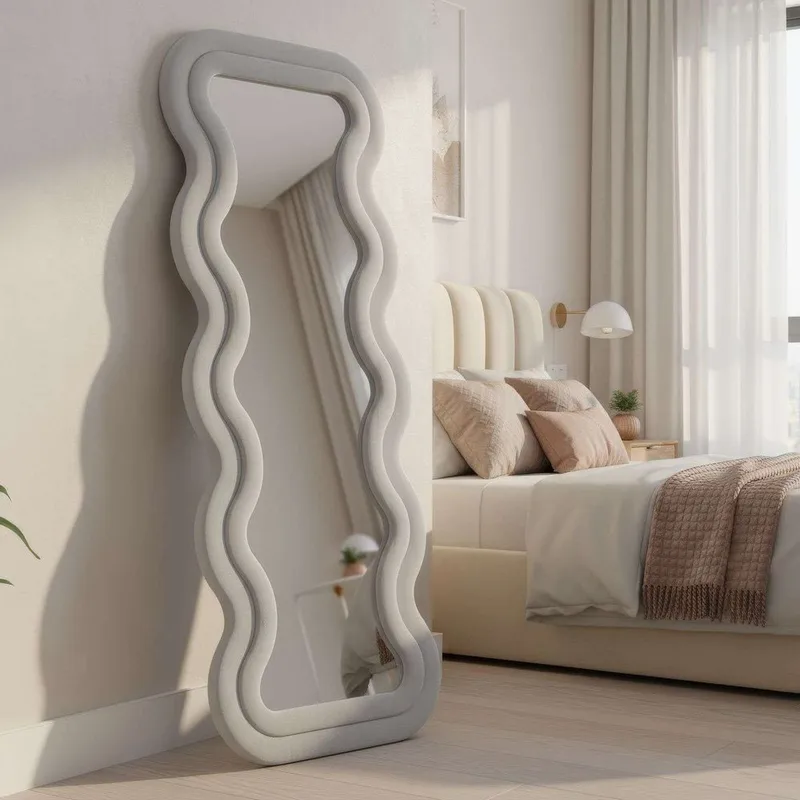 Muli Golvspegel 65x170 cm - Krämvit - Inredning - Speglar - Helkroppsspegel