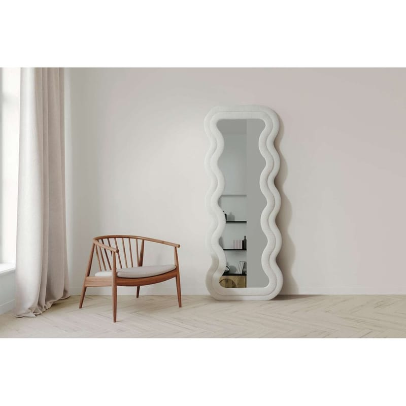 Muli Golvspegel 65x170 cm - Krämvit - Inredning - Speglar - Helkroppsspegel