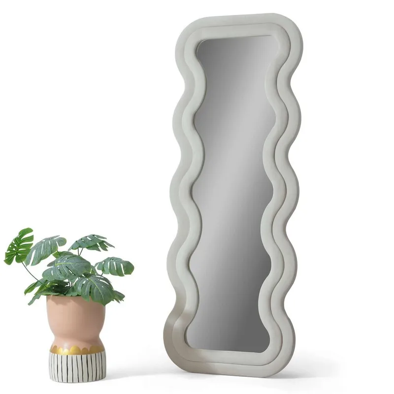 Muli Golvspegel 65x170 cm - Krämvit - Inredning - Speglar - Helkroppsspegel