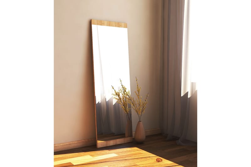 Neom Spegel 40 cm Rektangulär - Trä/Natur - Väggspegel - Helkroppsspegel - Hallspegel