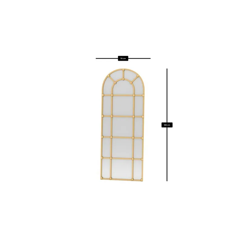 Omari Golvspegel 70x180 cm - Guld - Inredning - Speglar - Helkroppsspegel