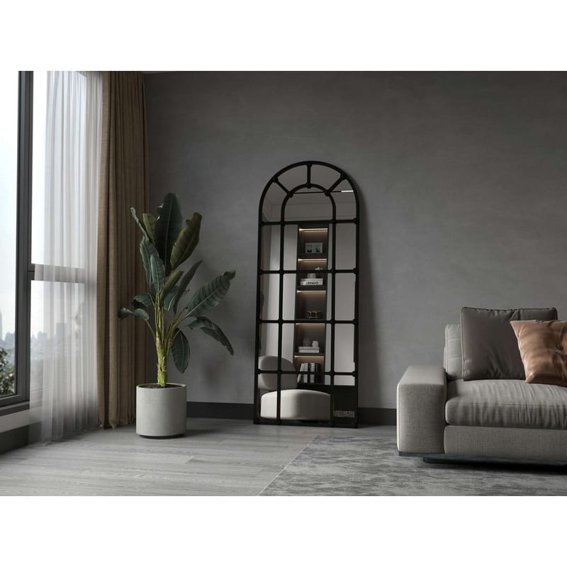 Omari Golvspegel 70x180 cm - Svart - Inredning - Speglar - Helkroppsspegel