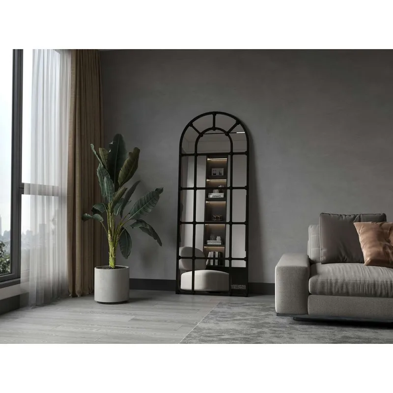 Omari Golvspegel 70x180 cm - Svart - Inredning - Speglar - Helkroppsspegel