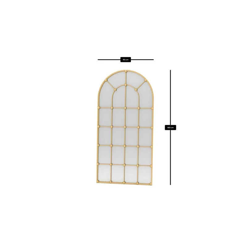 Omari Golvspegel 90x180 cm - Guld - Inredning - Speglar - Helkroppsspegel