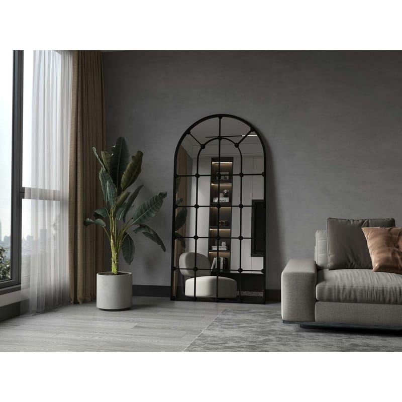 Omari Golvspegel 90x180 cm - Svart - Inredning - Speglar - Helkroppsspegel