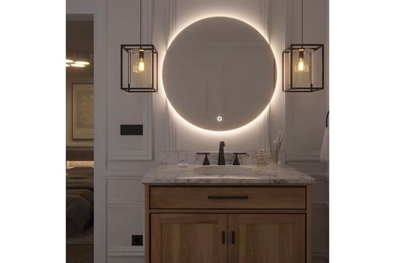 Orandiu Vägghängd Spegel 80 cm - Glas - Inredning - Speglar - Väggspegel