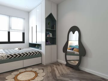 Orven Golvspegel 90x150 cm - Svart - Inredning - Speglar - Helkroppsspegel