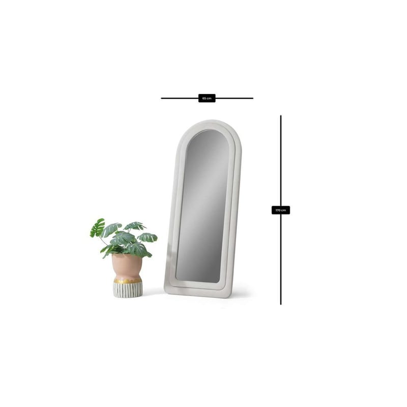 Ottawa Golvspegel 65x170 cm - Krämvit - Inredning - Speglar - Helkroppsspegel
