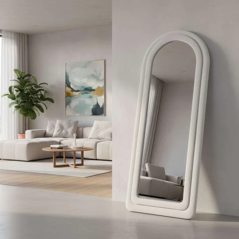Ottawa Golvspegel 65x170 cm - Krämvit - Inredning - Speglar - Helkroppsspegel