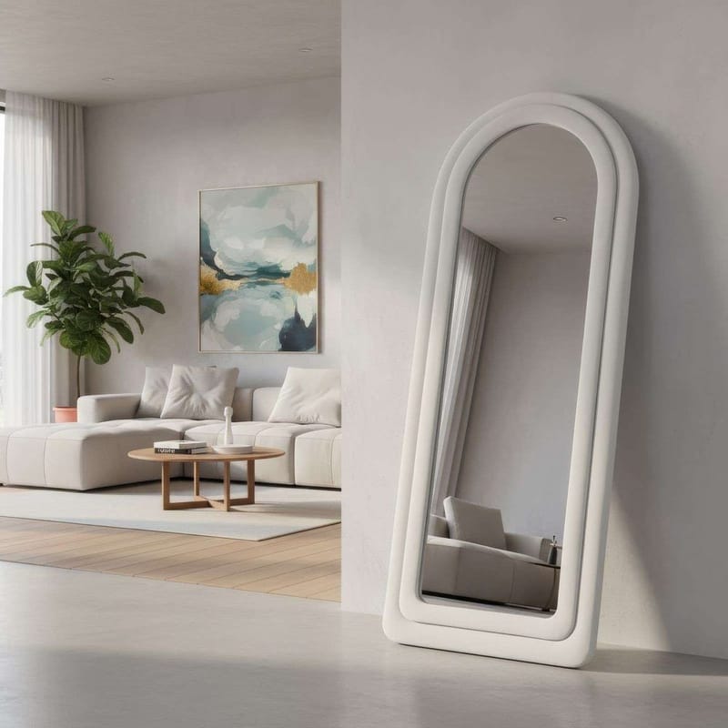 Ottawa Golvspegel 65x170 cm - Krämvit - Inredning - Speglar - Helkroppsspegel