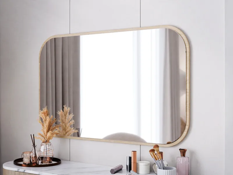 Pantego Vägghängd spegel 110 cm - brun - Inredning - Speglar - Väggspegel