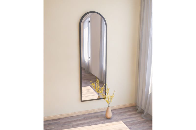 Rusele Spegel 50 cm Rektangulär - Svart - Väggspegel - Helkroppsspegel - Hallspegel