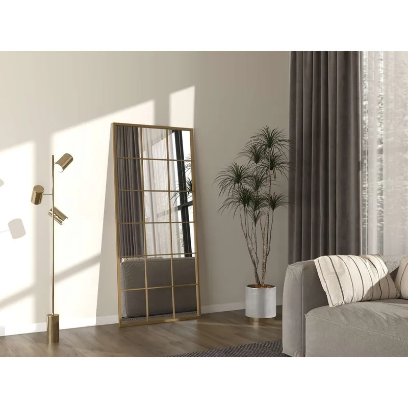 Salvin Golvspegel 80x180 cm - Guld - Inredning - Speglar - Helkroppsspegel