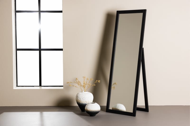 Sebring Vägghängd Spegel 55x170 cm - Svart - Inredning - Speglar - Väggspegel