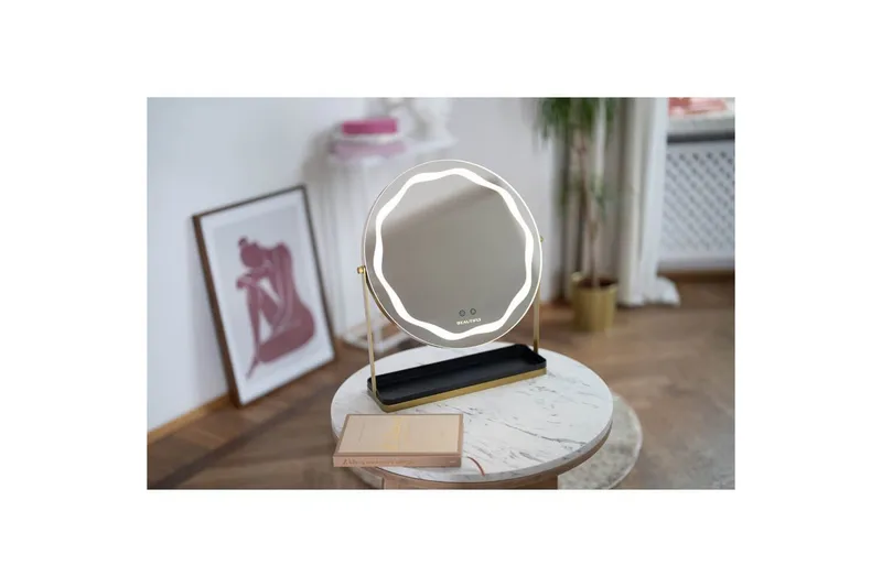 Sminkspegel Beautifly Rund med LED-belysning - Inredning - Speglar - Sminkspegel