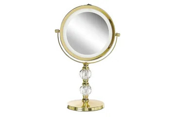 Sminkspegel Claira Guld - Guld - Inredning - Speglar - Spegel med belysning