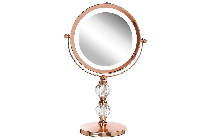Sminkspegel Claira Rose guld - Rose guld - Inredning - Speglar - Sminkspegel