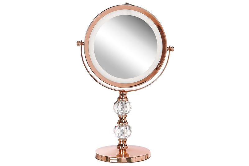 Sminkspegel Claira Rose guld - Rose guld - Inredning - Speglar - Sminkspegel