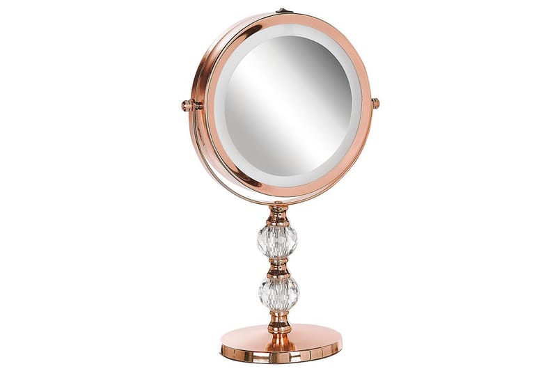 Sminkspegel Claira Rose guld - Rose guld - Inredning - Speglar - Sminkspegel