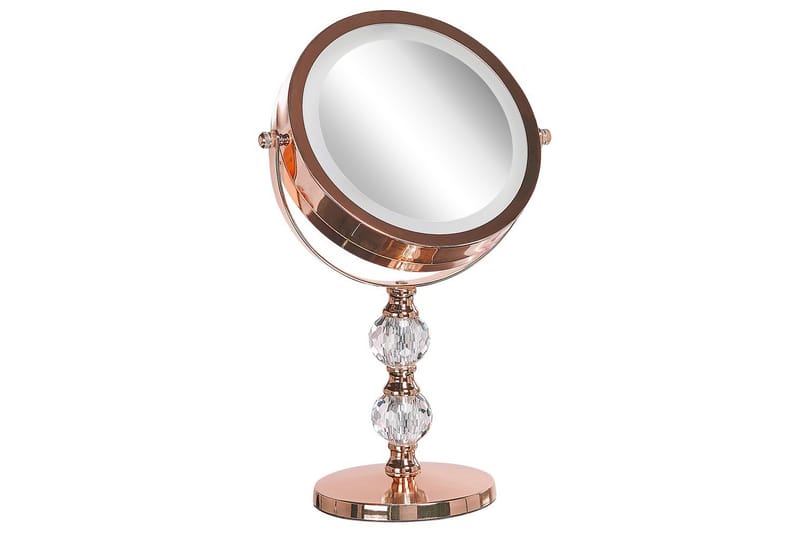 Sminkspegel Claira Rose guld - Rose guld - Inredning - Speglar - Sminkspegel