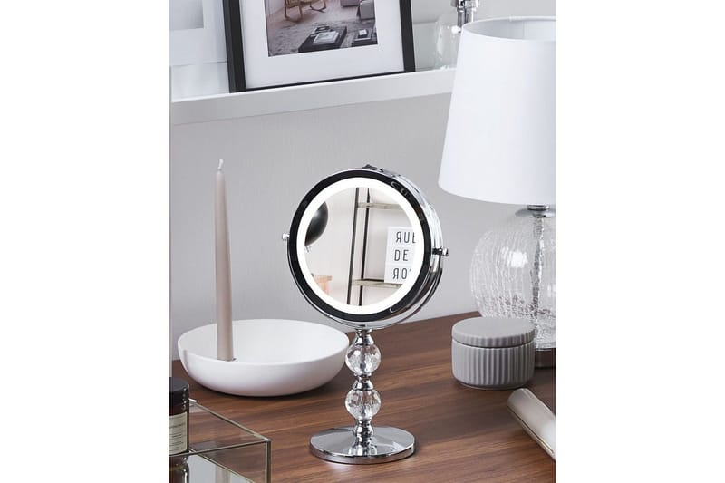 Sminkspegel Claira Silver - Silver - Inredning - Speglar - Sminkspegel