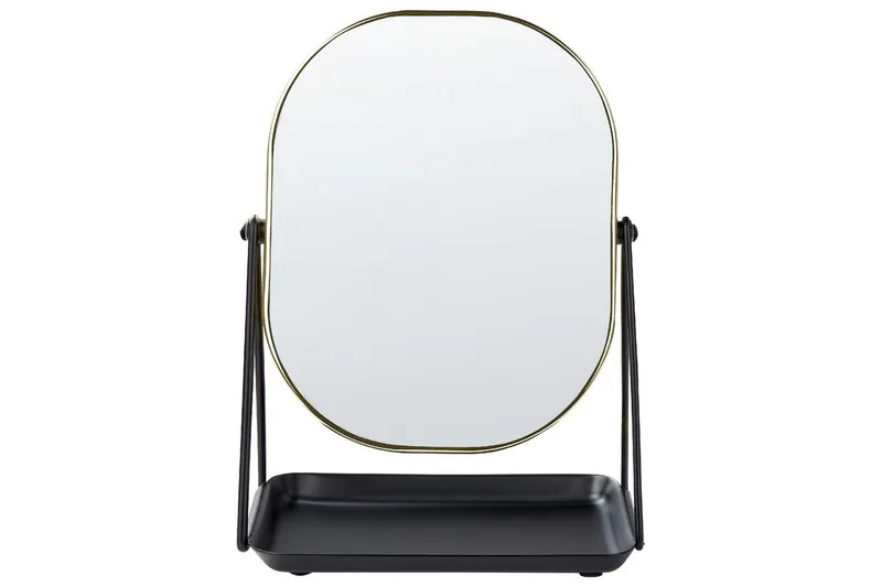 Sminkspegel Correze Guld/svart - Guld/svart - Inredning - Speglar - Sminkspegel