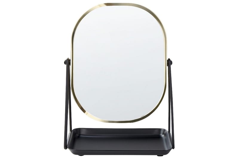 Sminkspegel Correze Guld/svart - Guld/svart - Inredning - Speglar - Sminkspegel