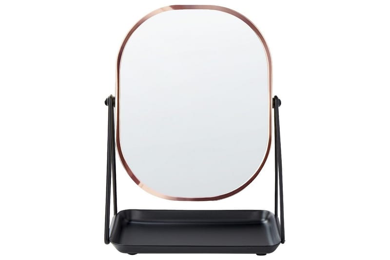 Sminkspegel Correze Rose guld/svart - Rose guld/svart - Inredning - Speglar - Sminkspegel