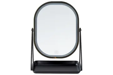 Sminkspegel Dordogne Guld/svart