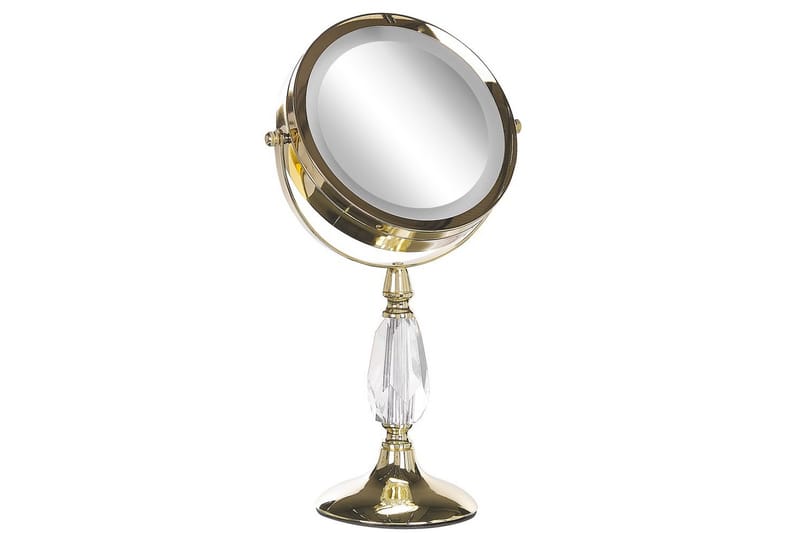 Sminkspegel Maury Guld - Guld - Inredning - Speglar - Spegel med belysning
