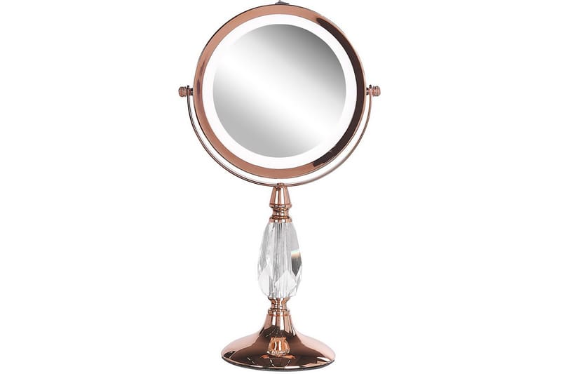 Sminkspegel Maury Rose guld - Rose guld - Inredning - Speglar - Sminkspegel