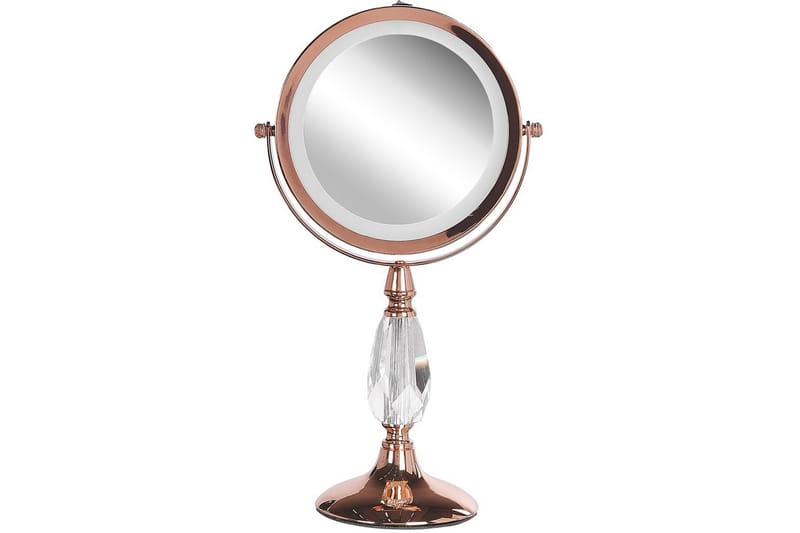 Sminkspegel Maury Rose guld - Rose guld - Inredning - Speglar - Sminkspegel