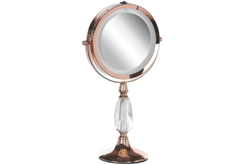Sminkspegel Maury Rose guld - Rose guld - Inredning - Speglar - Sminkspegel