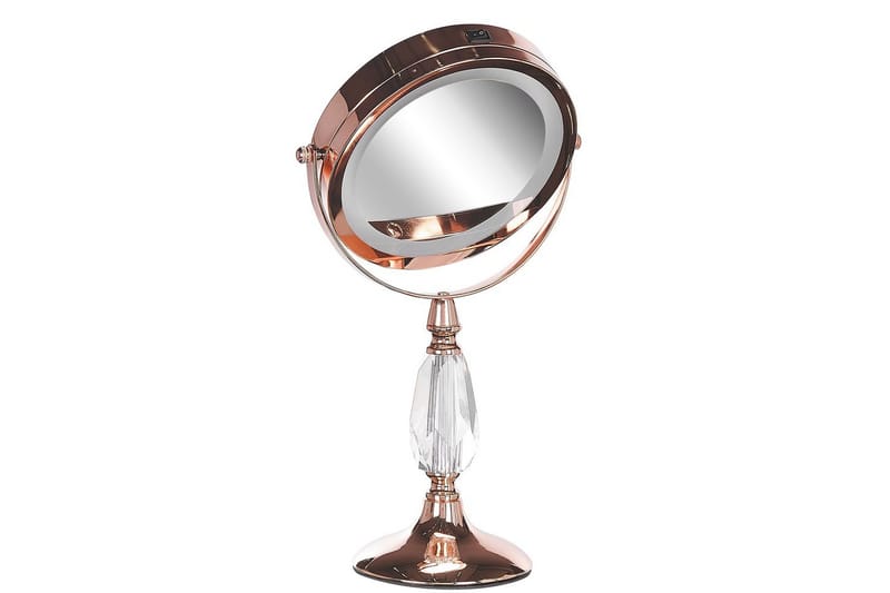 Sminkspegel Maury Rose guld - Rose guld - Inredning - Speglar - Sminkspegel