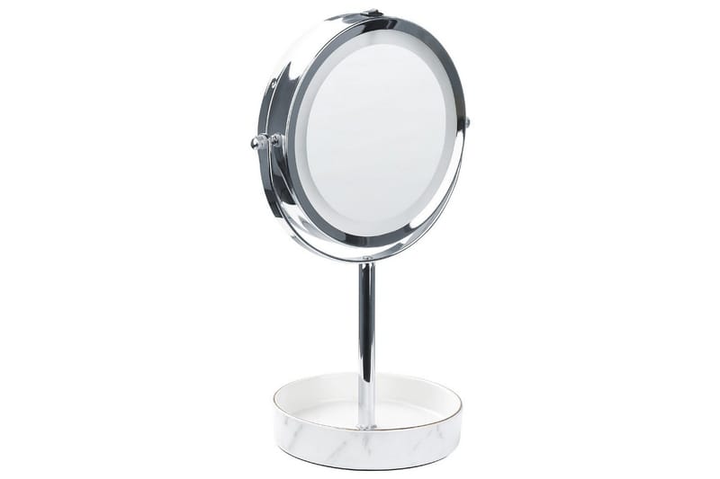 Sminkspegel Savoie Silver/Vit - Silver/Vit - Inredning - Speglar - Sminkspegel