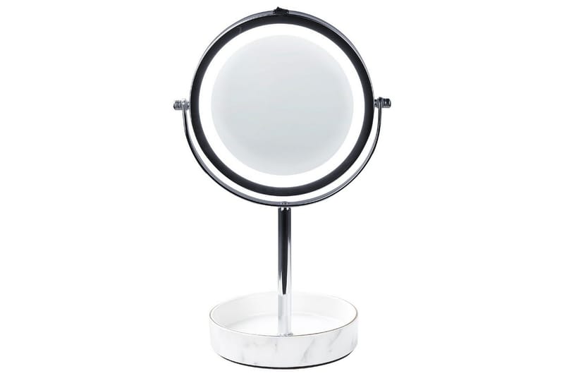 Sminkspegel Savoie Silver/Vit - Silver/Vit - Inredning - Speglar - Sminkspegel